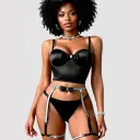 Lingerie trois pièces -Étreinte de Soie