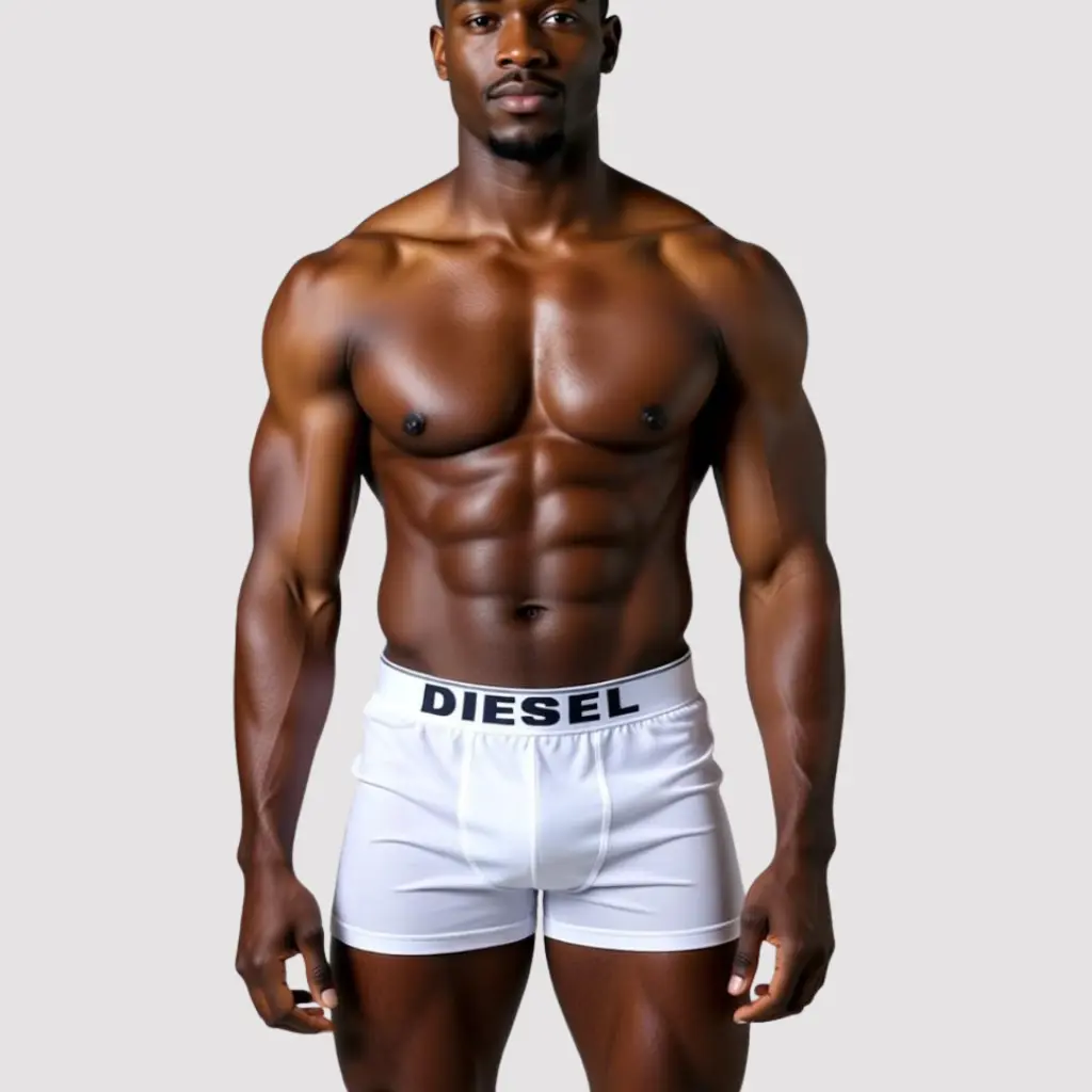 [LN-HBH-00000101] Boxer homme -Libre & Léger (Blanc, XL)